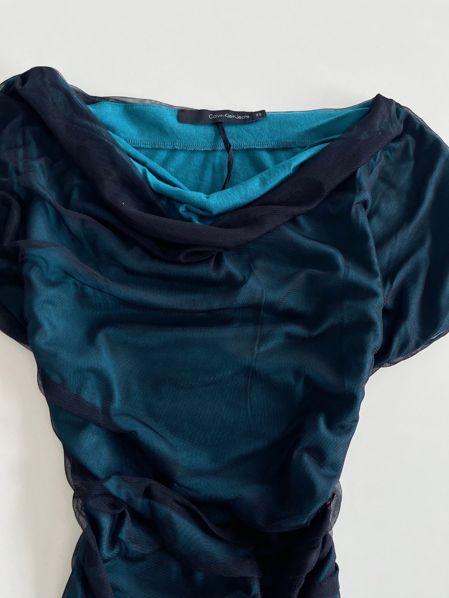 Calvin Klein Cowl Neck Top-Bust 36 to 38