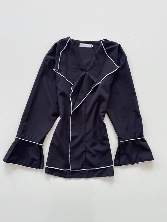 Y2k Black Top-Bust 42