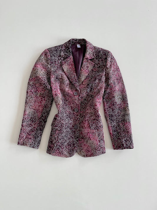 Embroidered Vintage Blazer-Bust 38