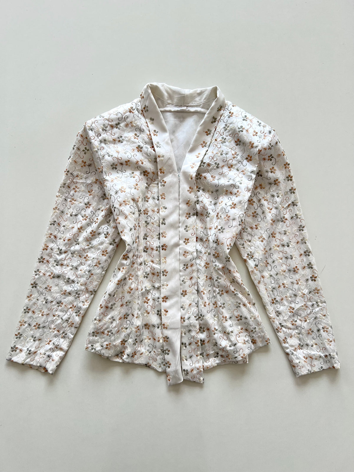 Vintage Embroidered Top-Bust 34