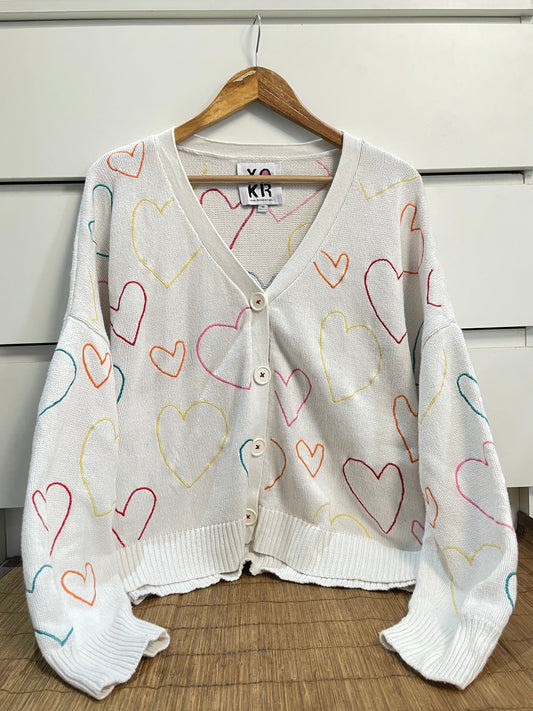 Embroidered Vintage Sweater-Bust 58