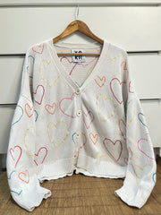 Embroidered Vintage Sweater-Bust 58