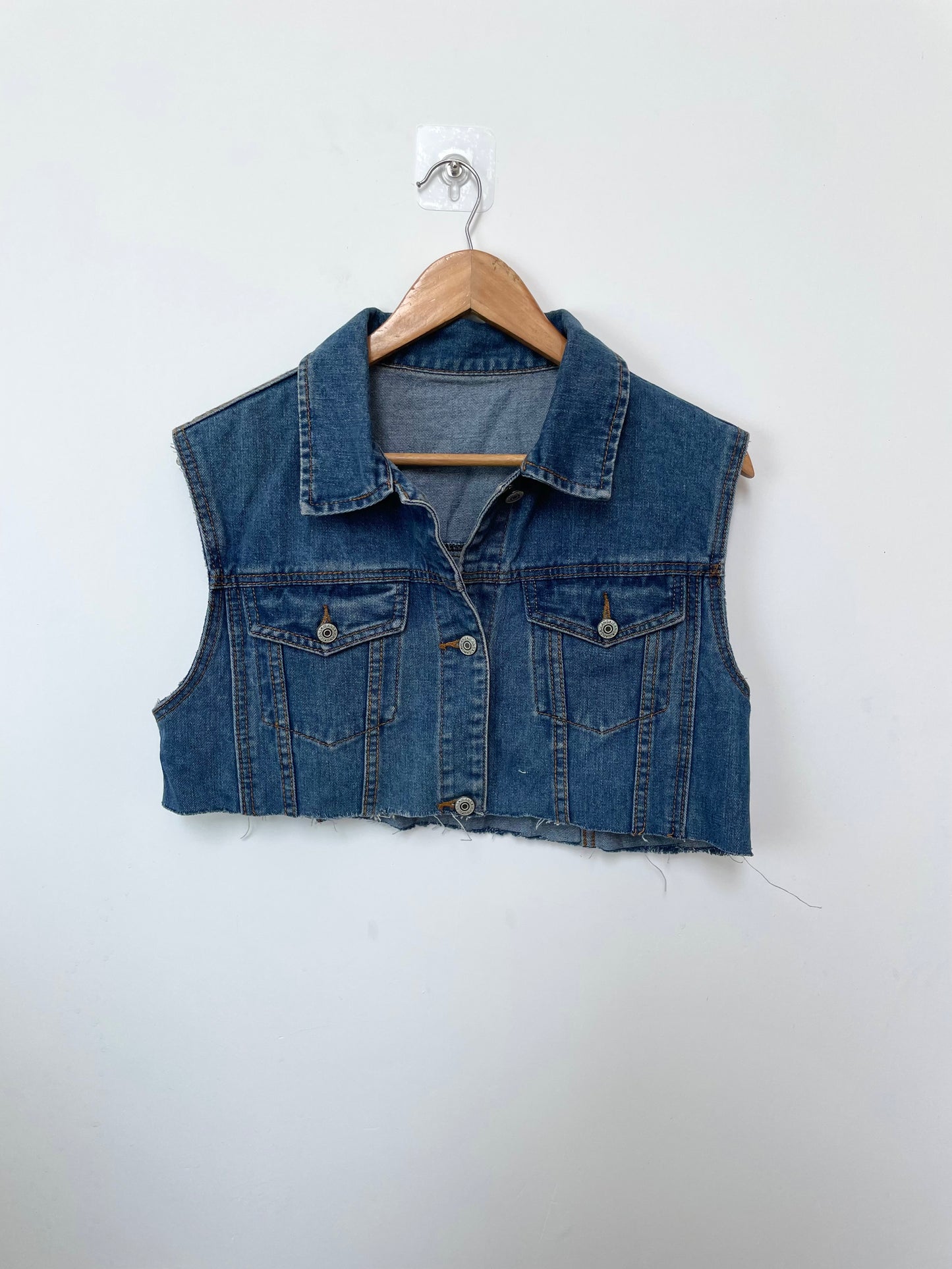 Denim Vest-Bust 38