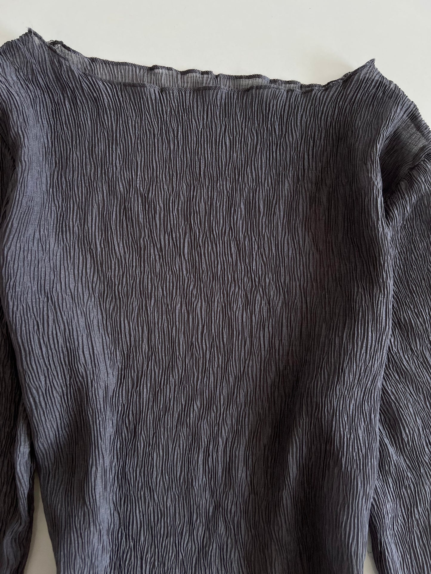 Waffle Sheer Top-Bust 34 to 36