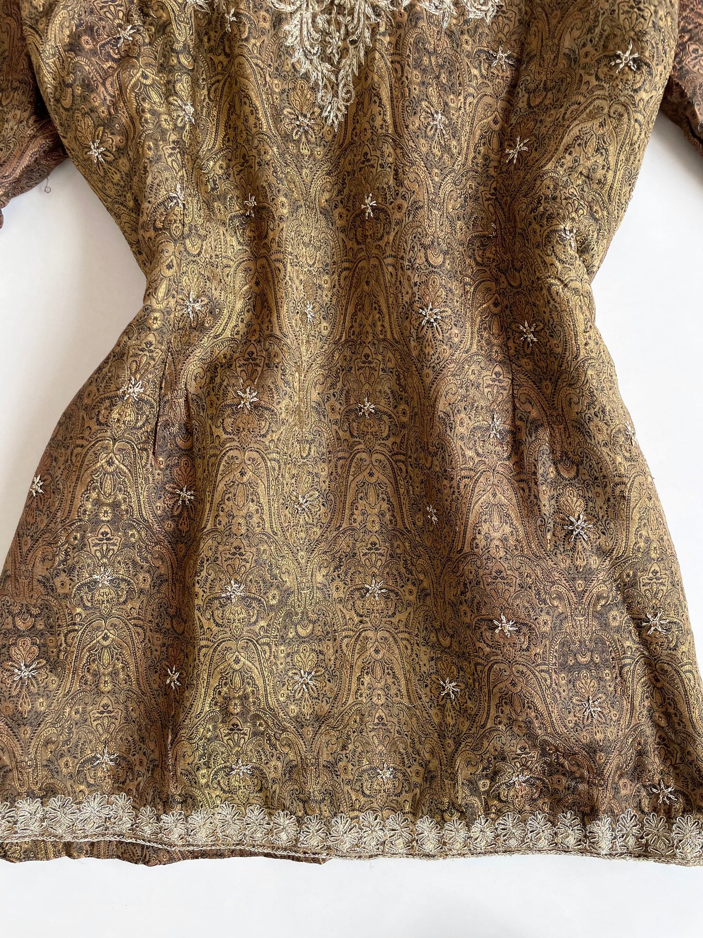 Embroidered Jacquard Vintage Kurti-Bust 38 to 40