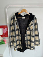 Load image into Gallery viewer, Ferrani Plaid Hooded Shacket - Bust 42
