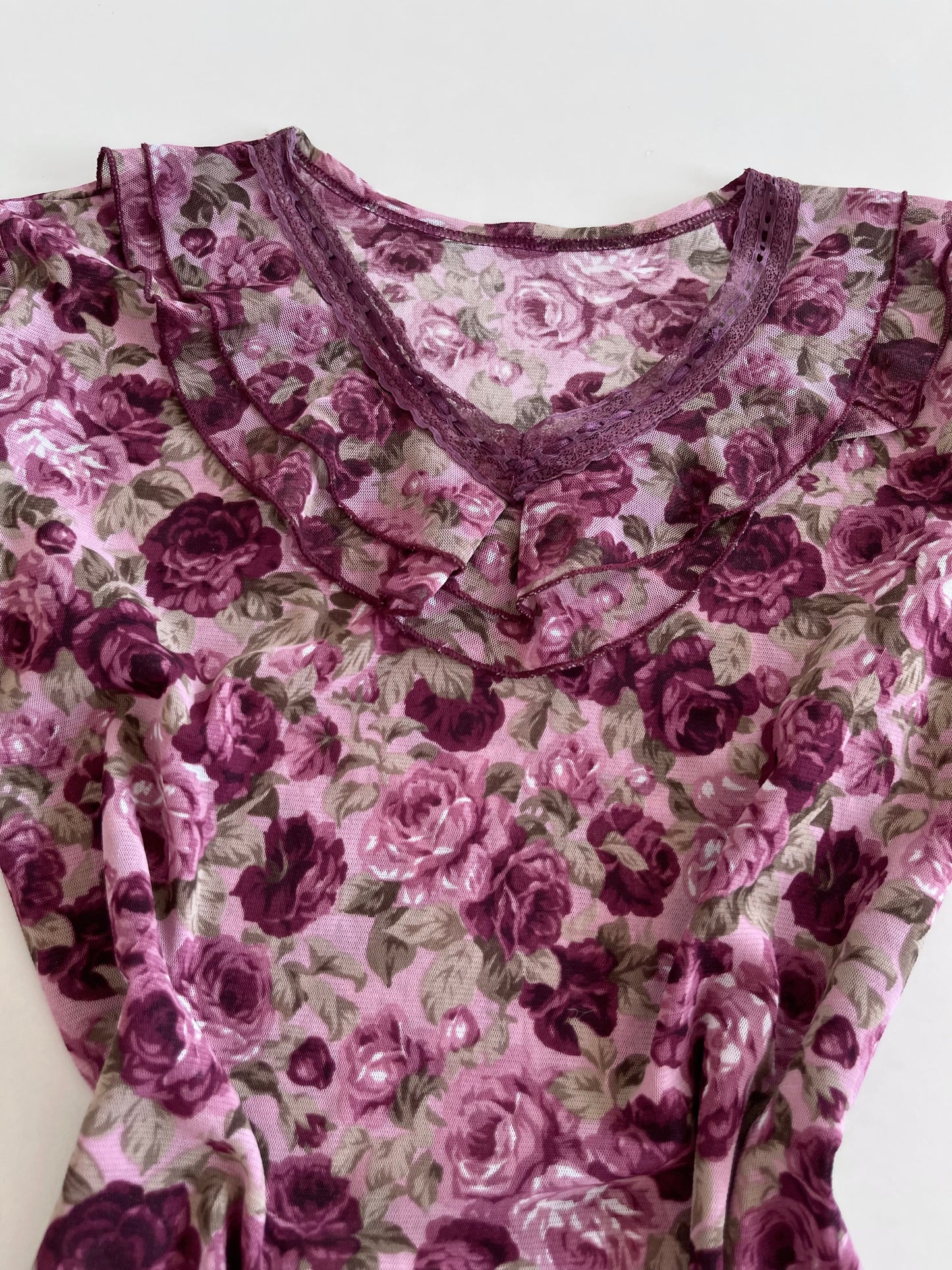 Sheer Vintage Top-Bust 46 to 48