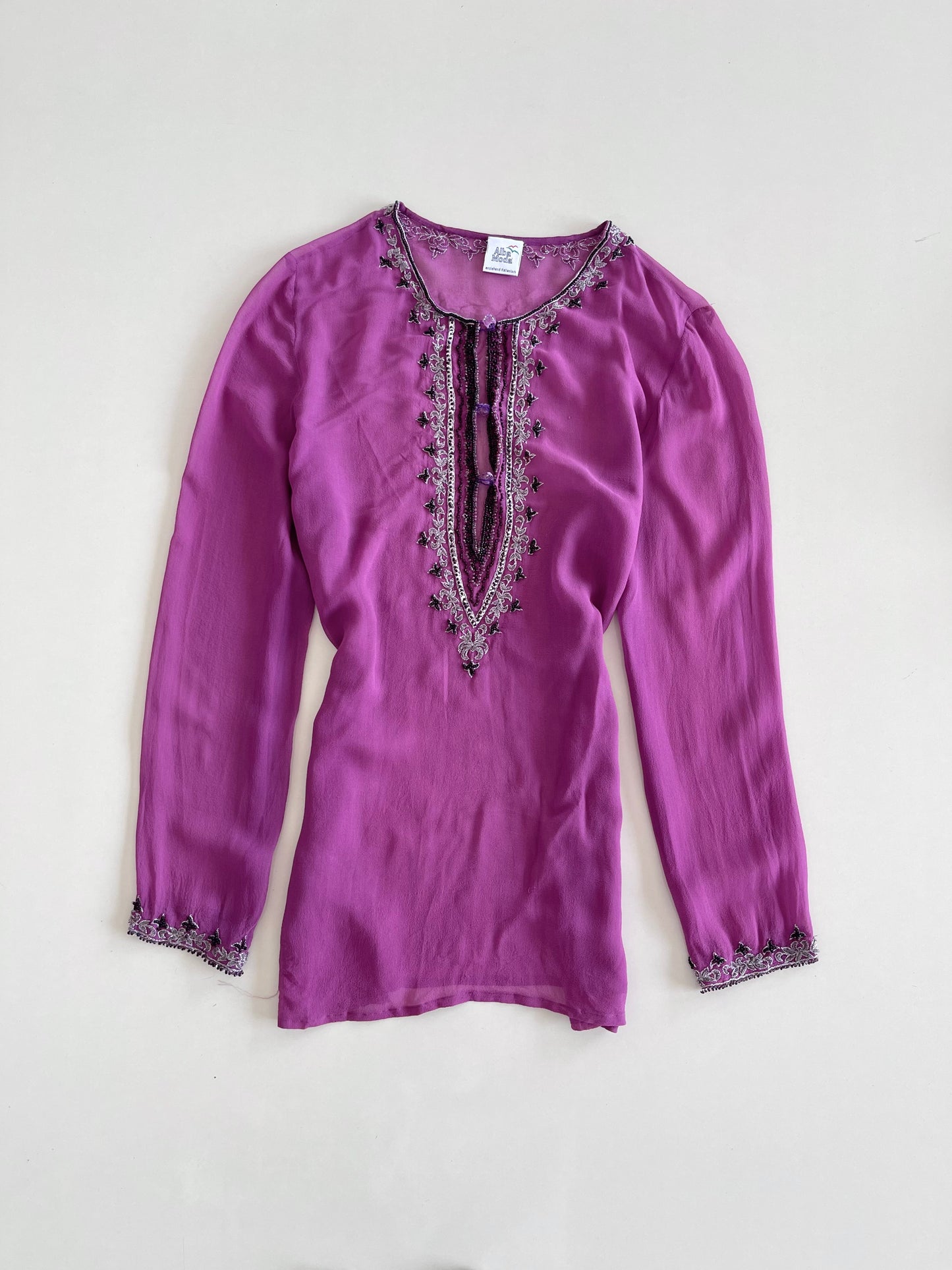 Alba Moda Embroidered Top-Bust 38