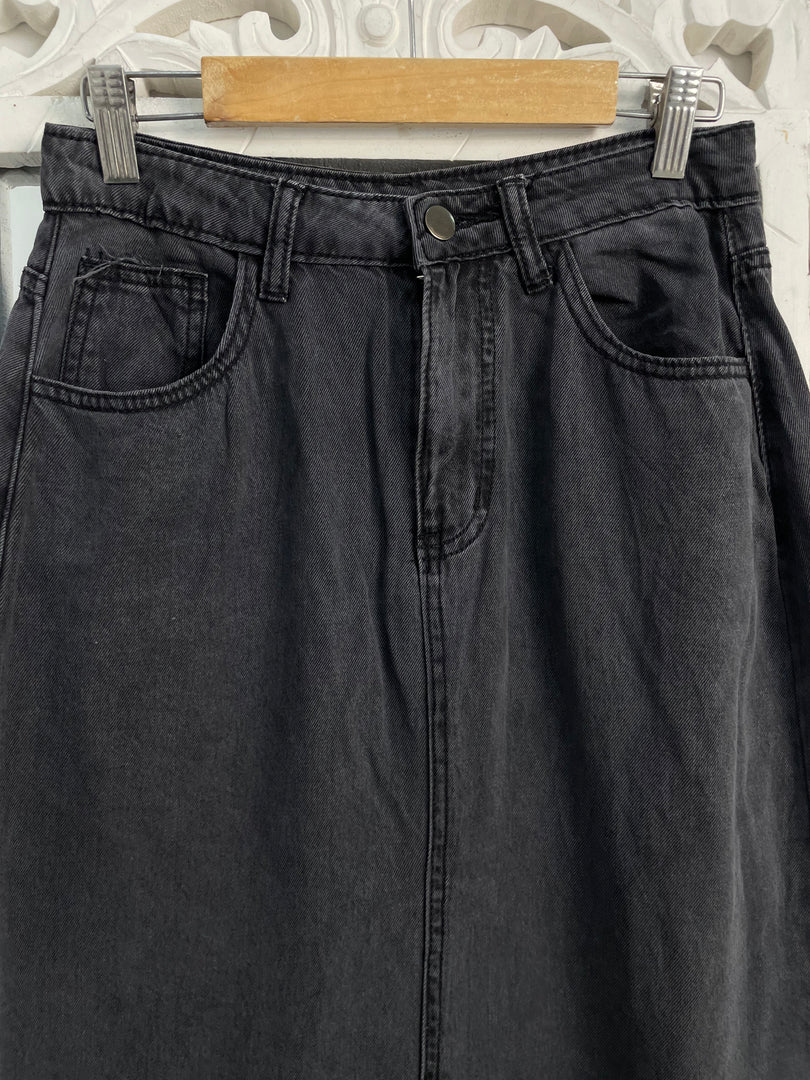 Denim Long Skirt-Waist 26