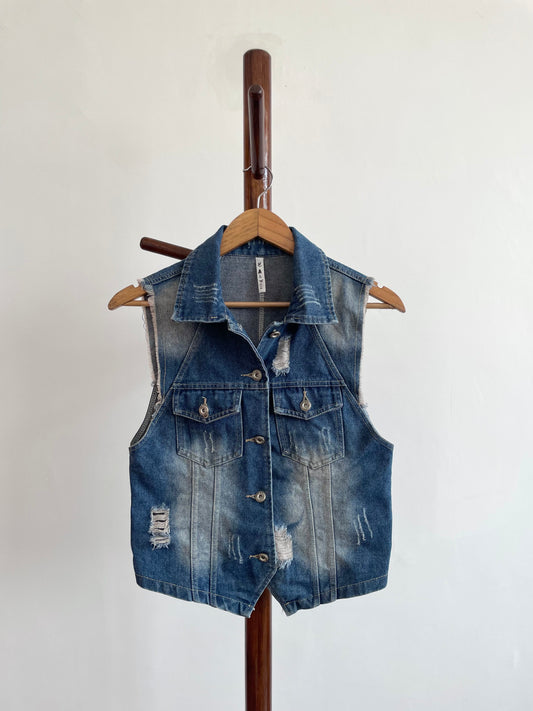 Denim Vest-Chest 30