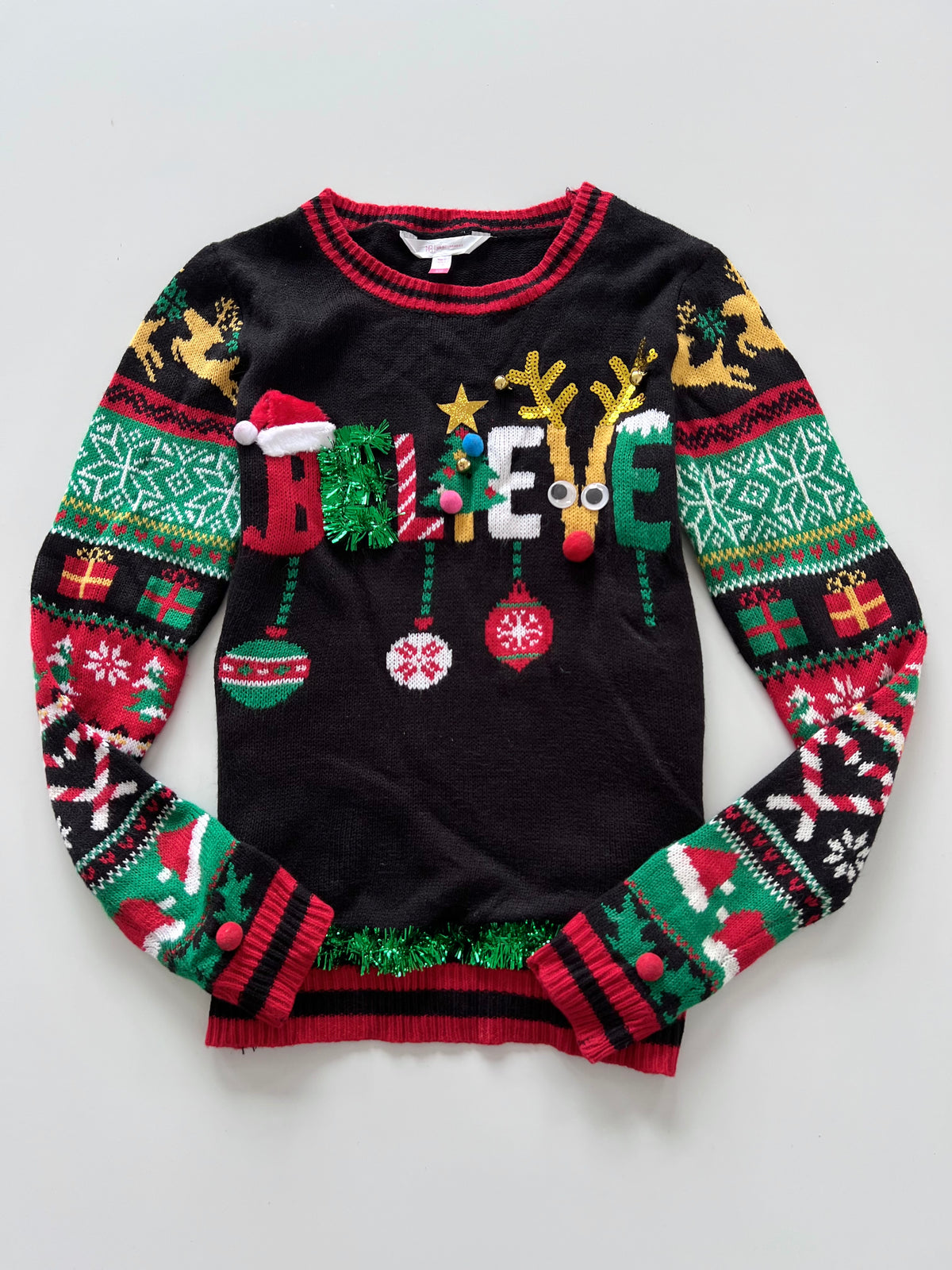 No Boundaries Christmas Sweater-Bust 32