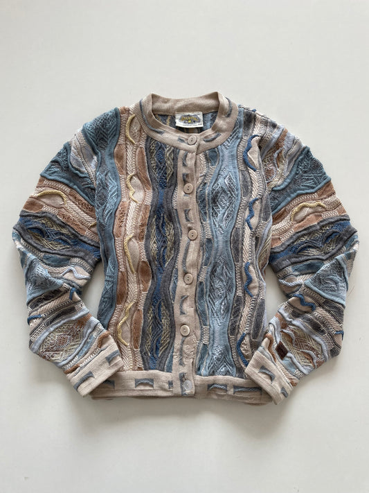 Aklanda 100% Pure New Wool Vintage Cardigan-Bust 38