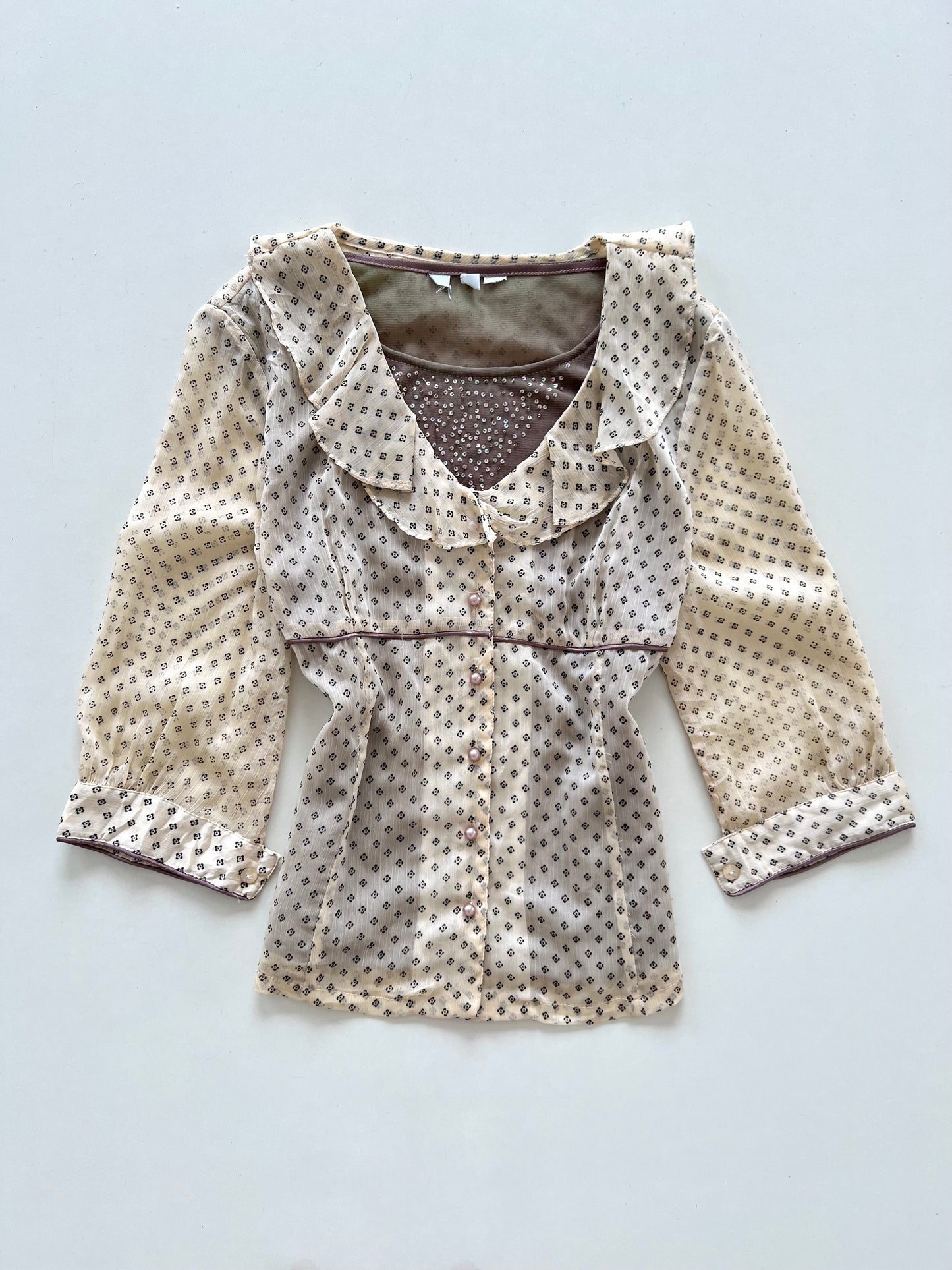 Sequin Vintage Top-Bust 38