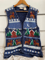 Load image into Gallery viewer, Bobbie Brooks Vintage Christmas Sweater Vest-Bust 40
