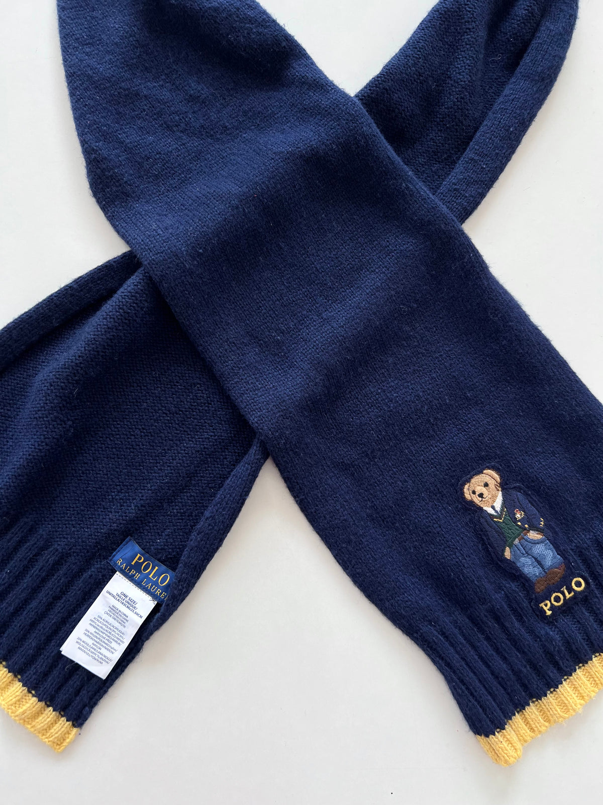 Polo Bear Ralph Lauren Vintage Muffler