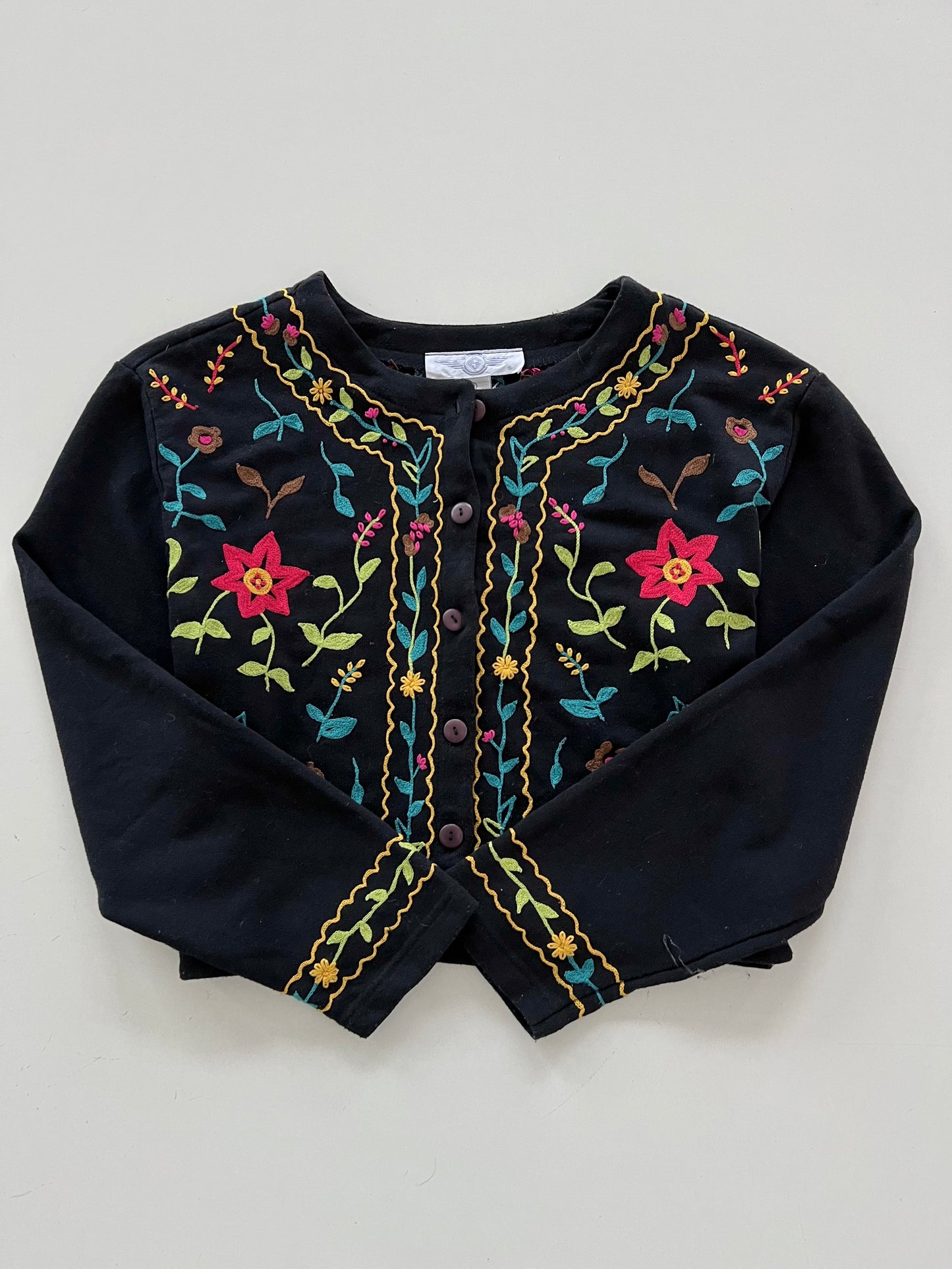Embroidered Sweater-Bust 42