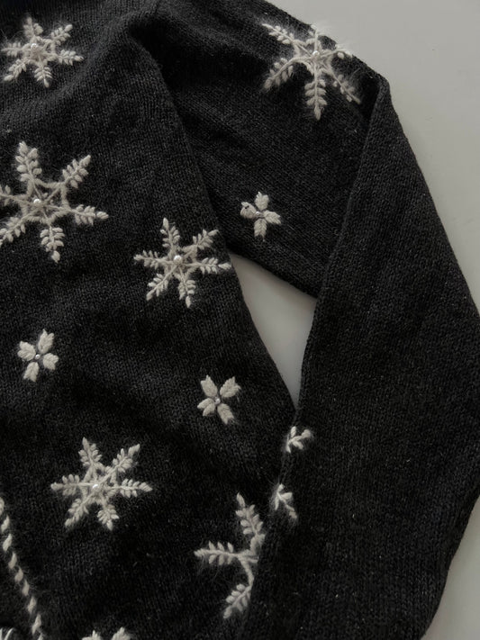 Pavl Harris Design Embroidered Christmas Sweater-Bust 44