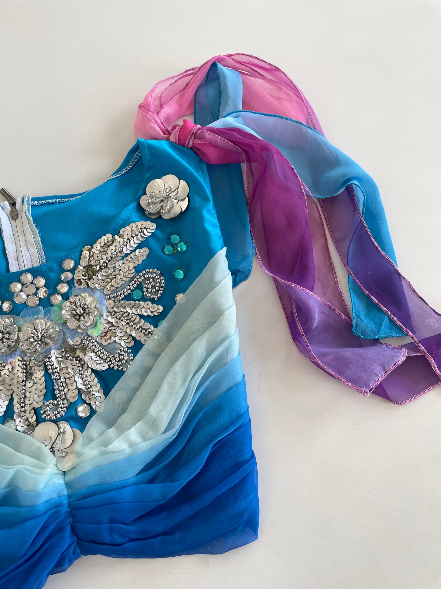 Heavily Hand Embroidered Desi Top-Bust 30 to 32
