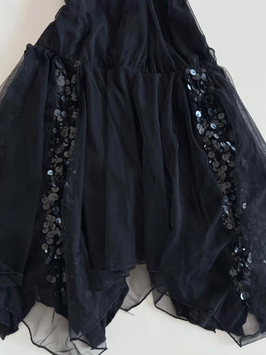 Vintage Embroidered Halter Dress-Bust 28 to 30