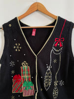 Load image into Gallery viewer, Embroidered Christmas Sweater-Bust 44
