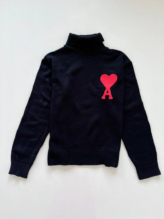 Ami 100% Cotton Vintage Highneck-Bust 48