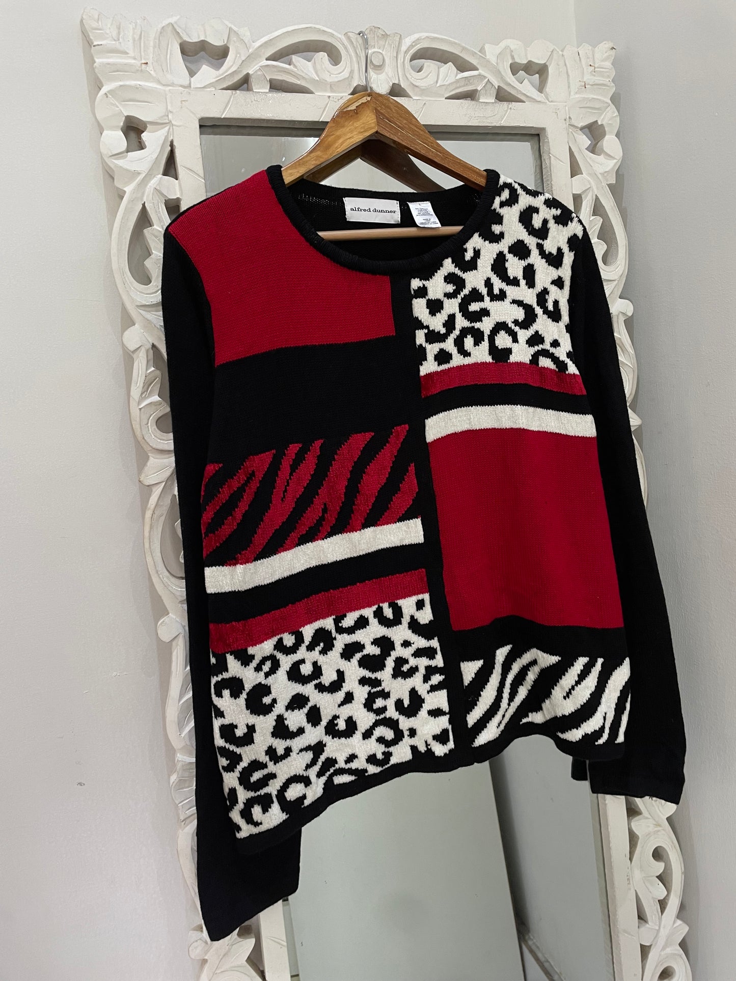 Alfred Dunner Chunky Pinterest Sweater-Chest 44