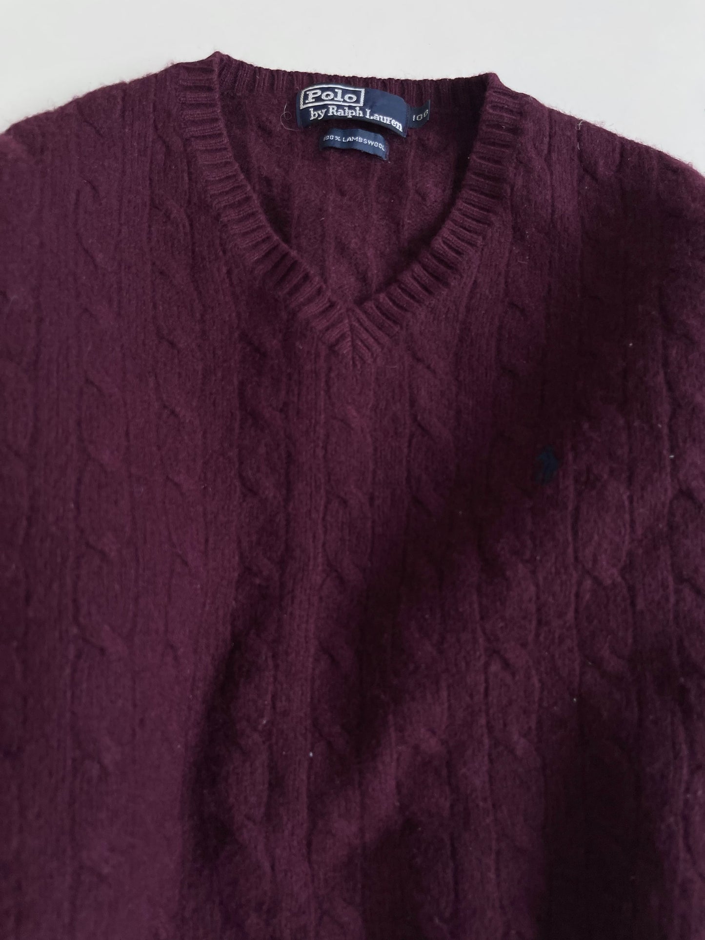 Ralph Lauren 100% Lambs Wool Vintage Sweater-Bust 44 to 46