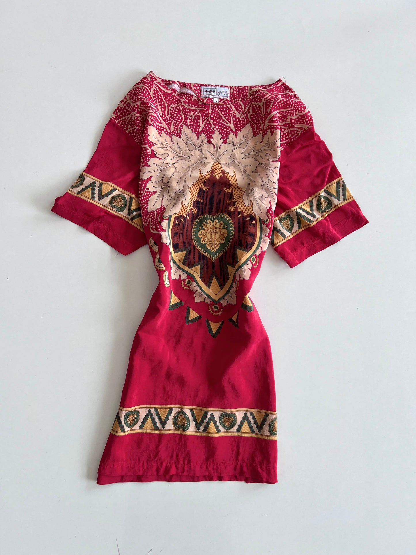 Vintage 100% Silk Top-Bust 40