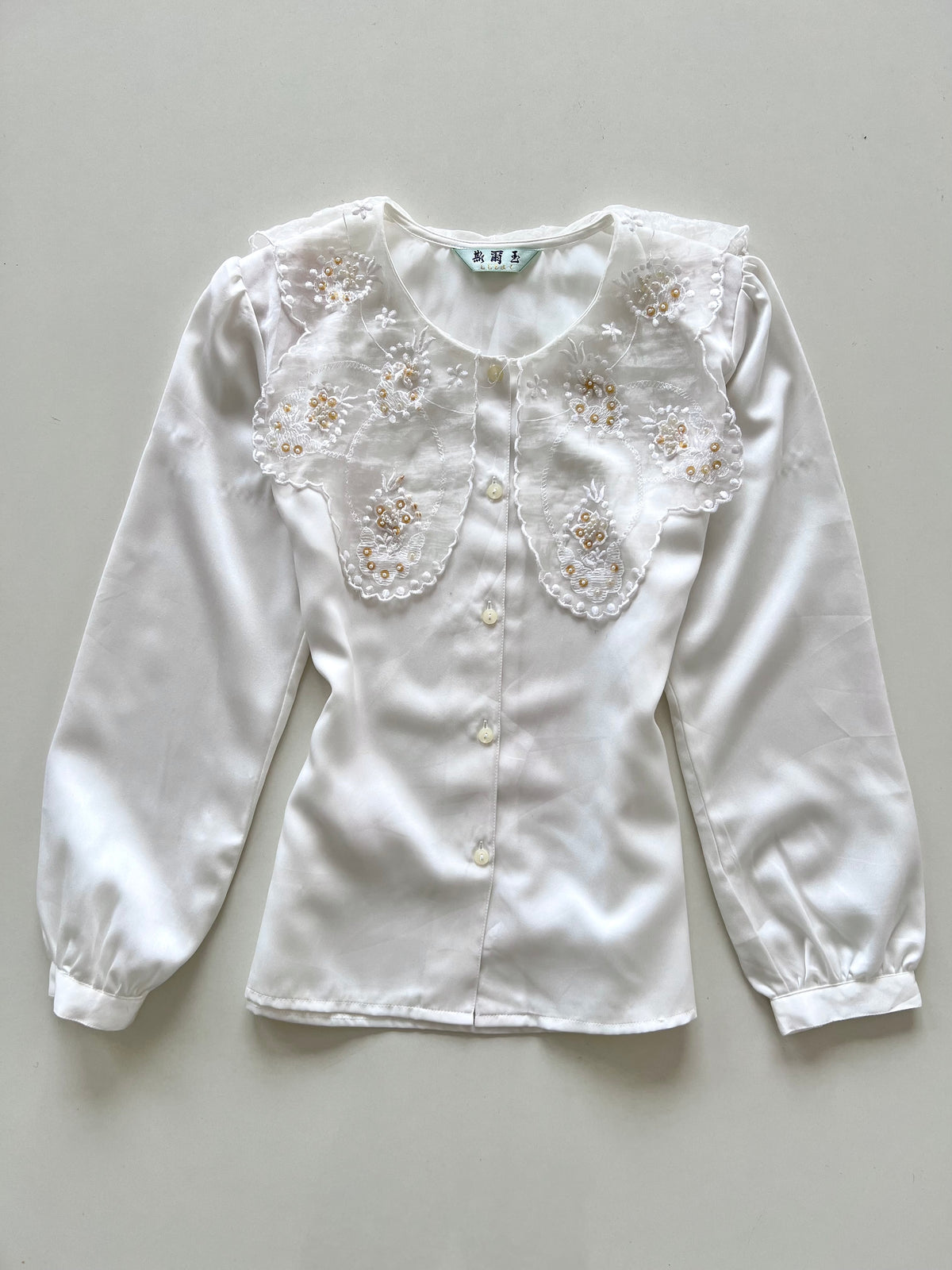 Vintage Embroidered Top-Bust 38