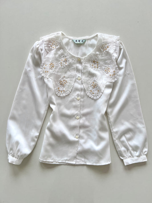 Vintage Embroidered Top-Bust 38
