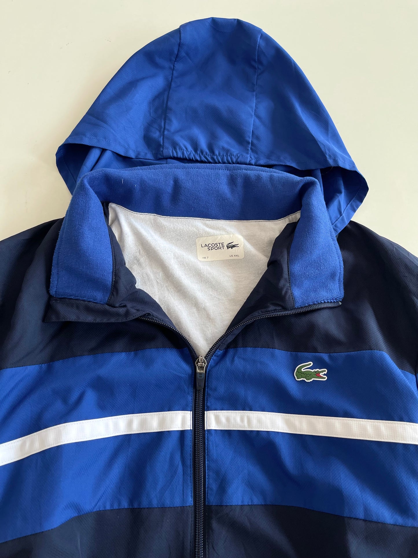 Lacoste Vintage Zip Up Jacket-Bust 46