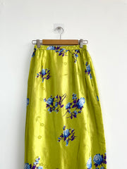 Blue Rose Satin Skirt-Waist 24 to 26