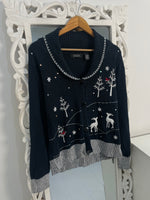 Load image into Gallery viewer, Crystal Kobe Embroidered Sweater-Bust 40