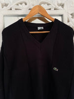 Load image into Gallery viewer, Lacoste Vintage Black Sweater-Bust 48
