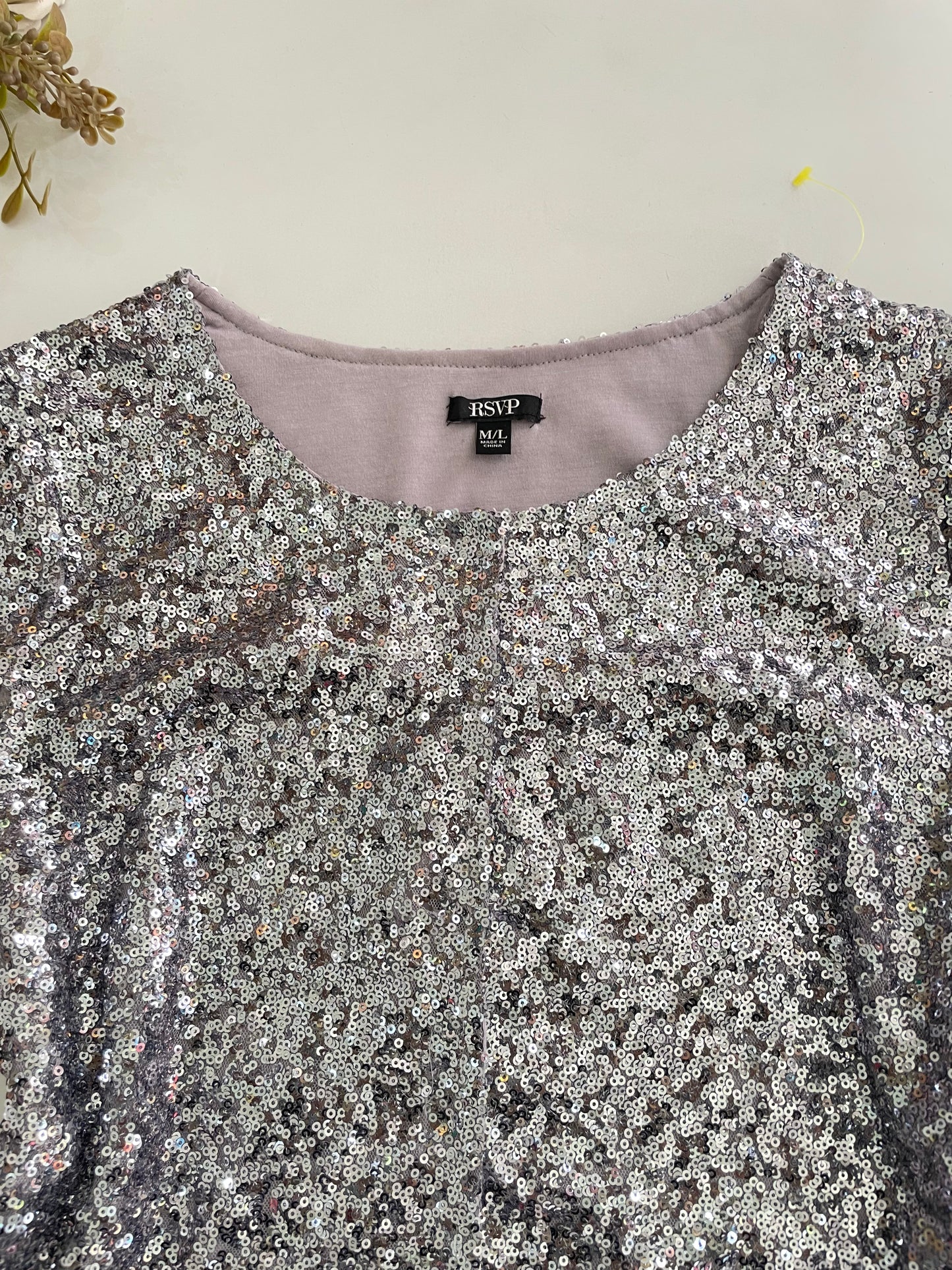 Sequin Top-Bust 36