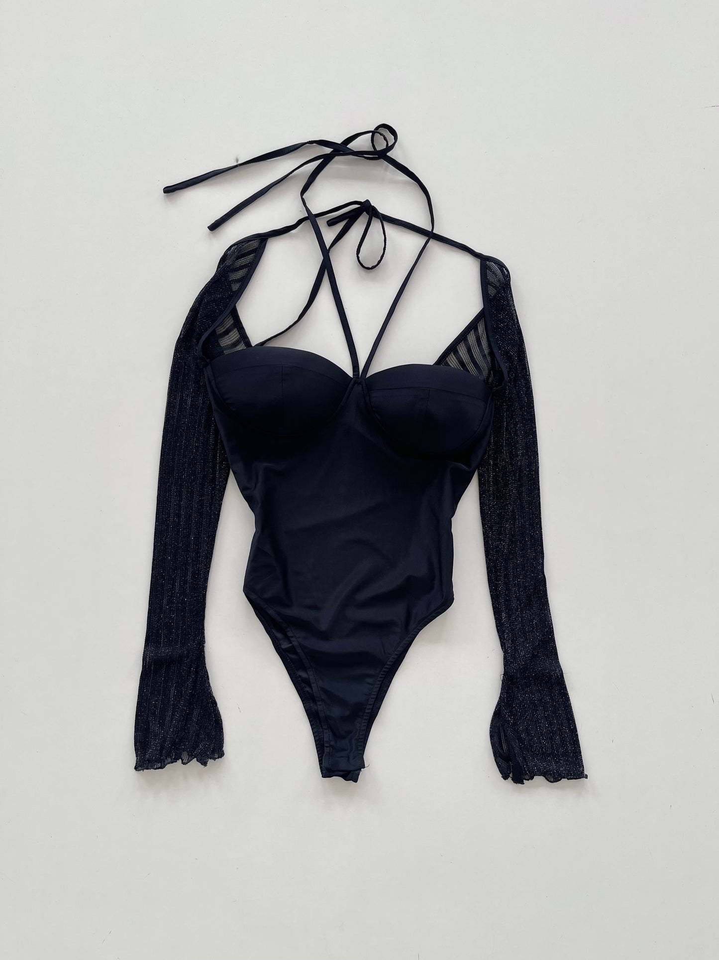 Shimmer Halter Bodysuit-Bust 38 to 40
