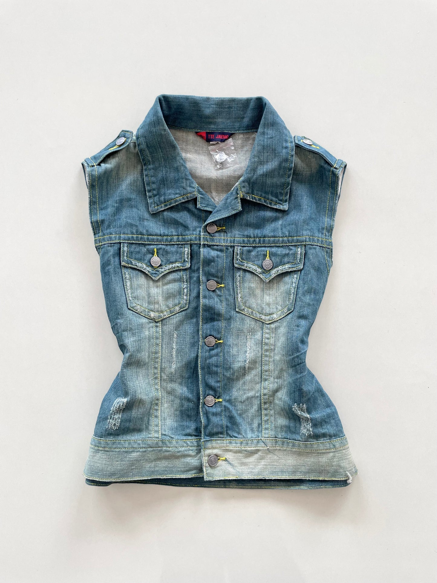 Denim Vest-Chest 40