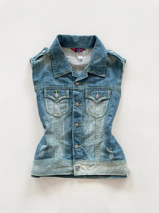 Denim Vest-Chest 40
