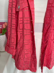 RUBY RD SEMI SHEER SHIRT - BUST 48