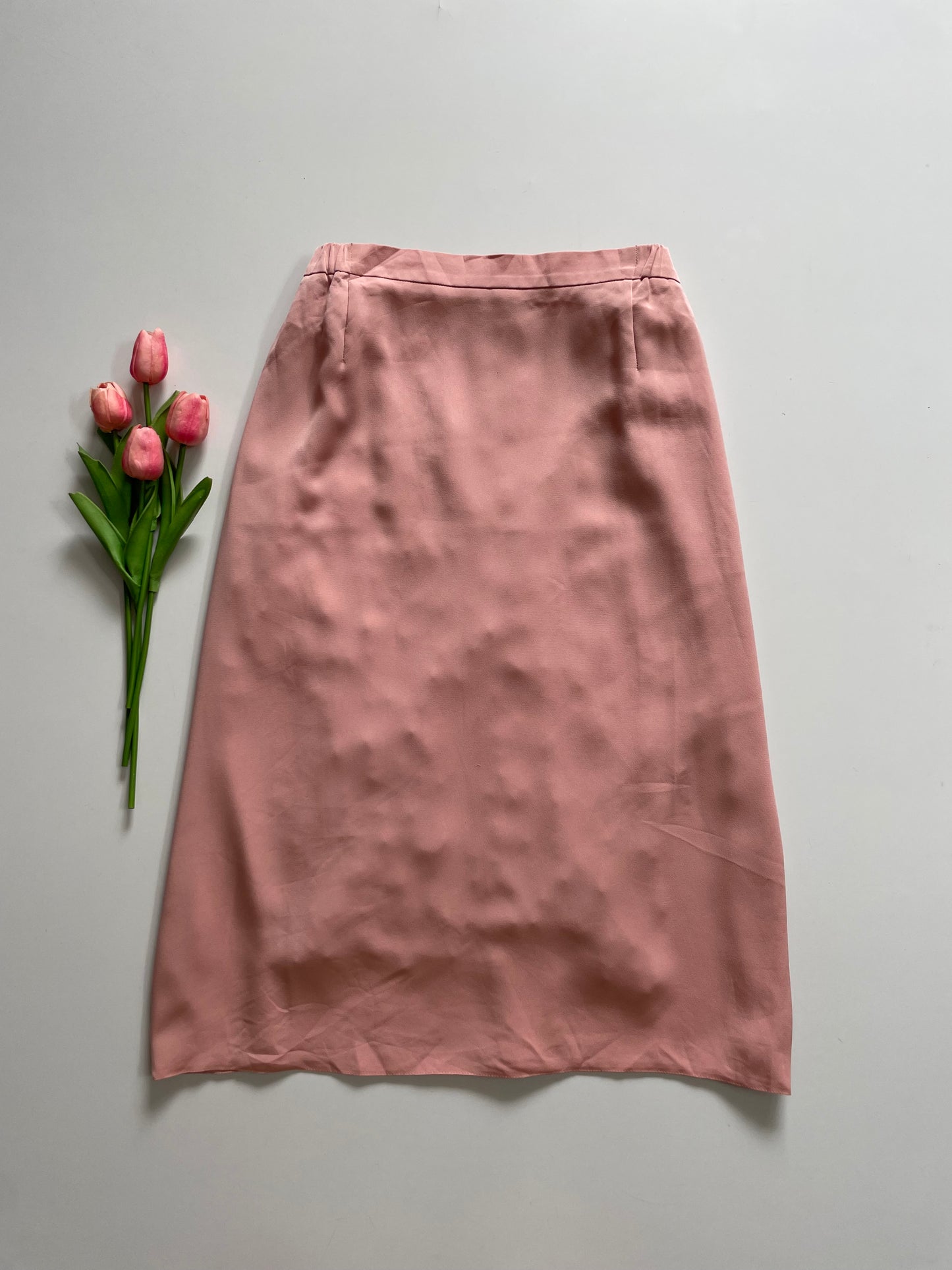 FLAMINGO PINK SOFT SKIRT - WAIST 38