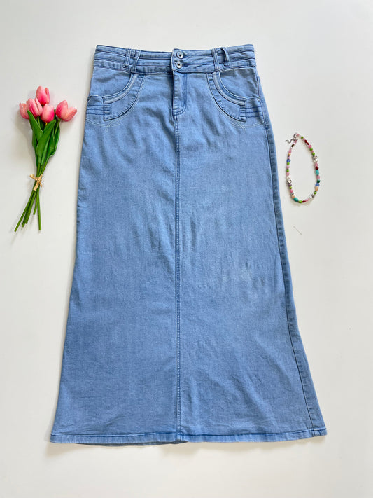 Denim Skirt-Waist 32