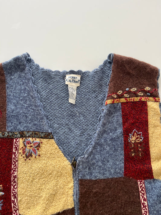 Koret City Blues Embroidered Sweater-Bust 54