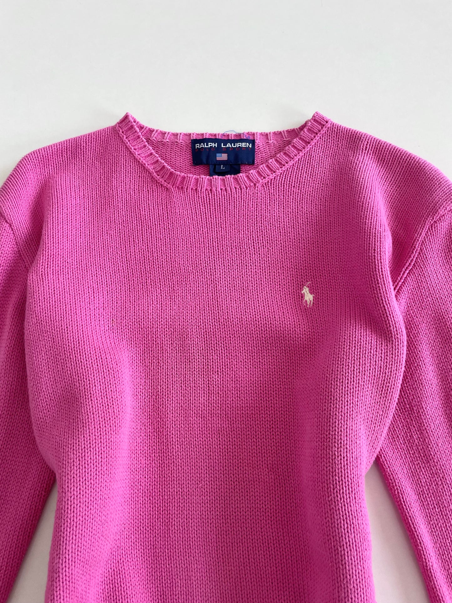 Ralph Lauren 100%Cotton Vintage Sweater-Bust 44 to 46