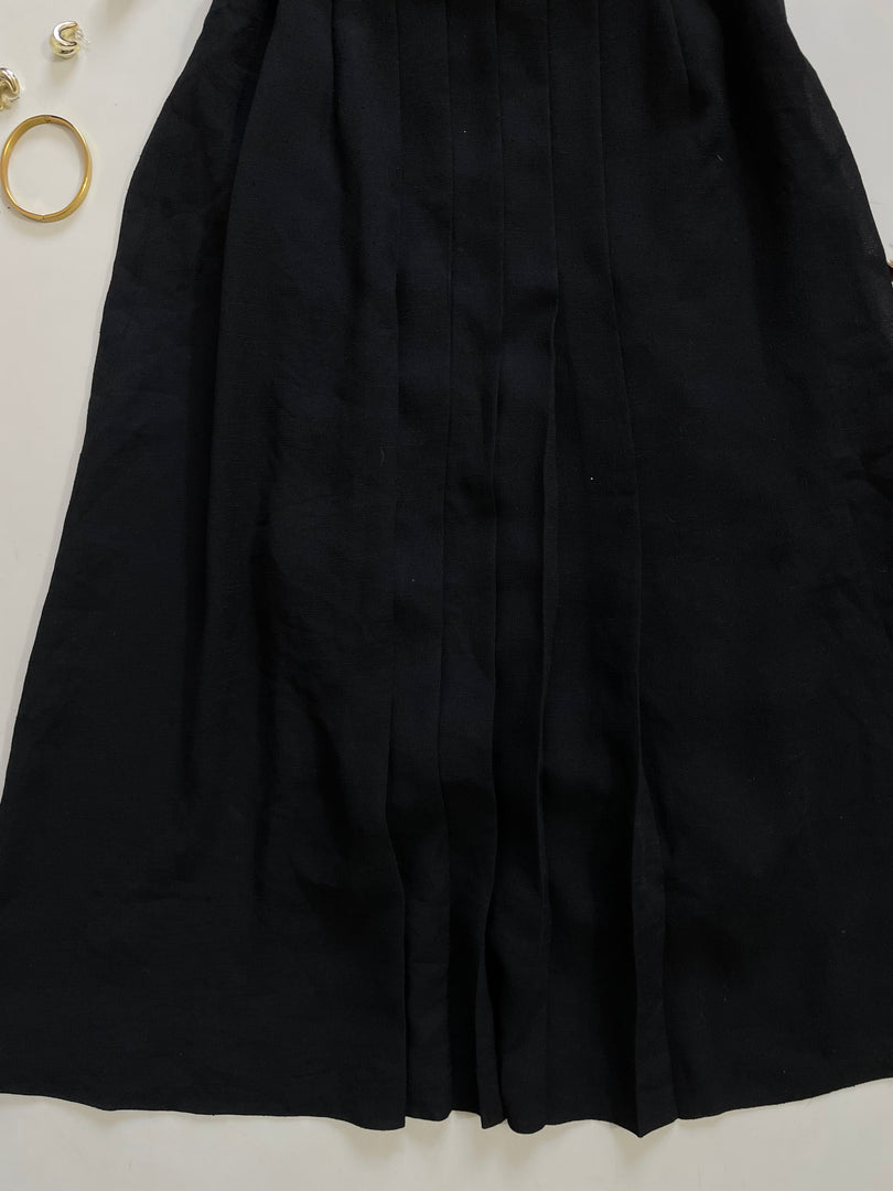 Belted Black Dresse-Bust 36