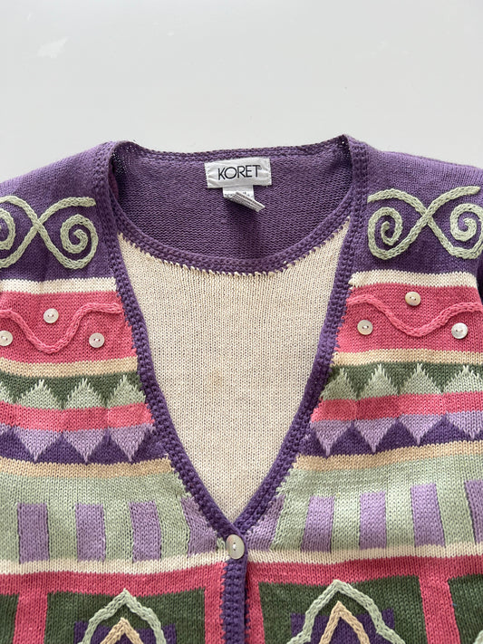 Koret Embroidered Sweater-Bust 38
