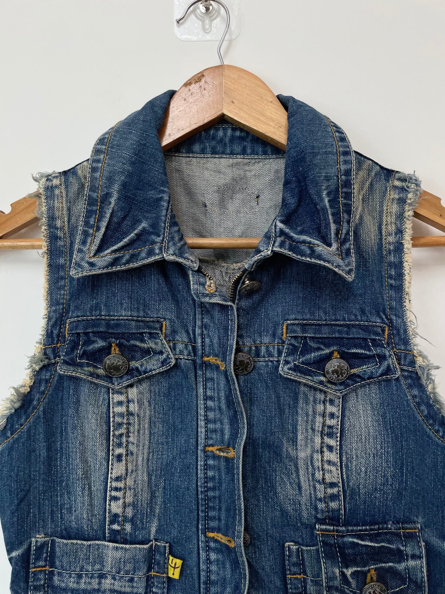 Denim Vest-Bust 32