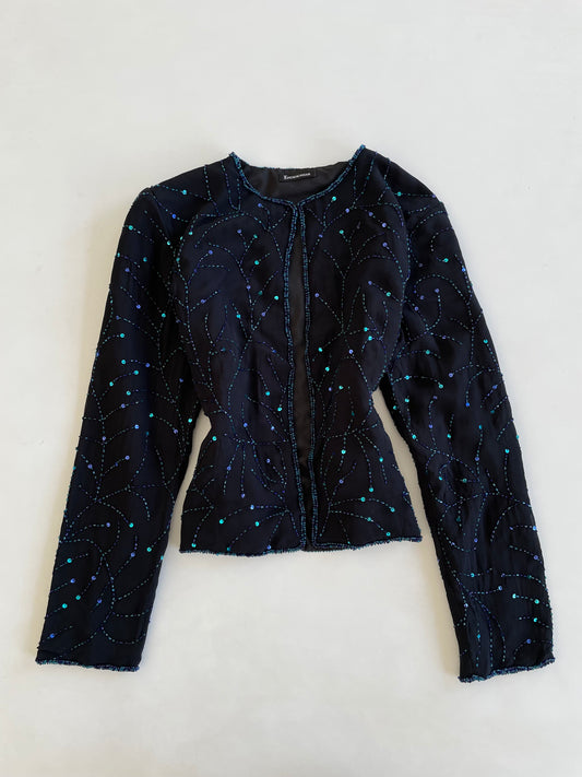 Eveningwear Heavily Embroidered Top-Bust 38
