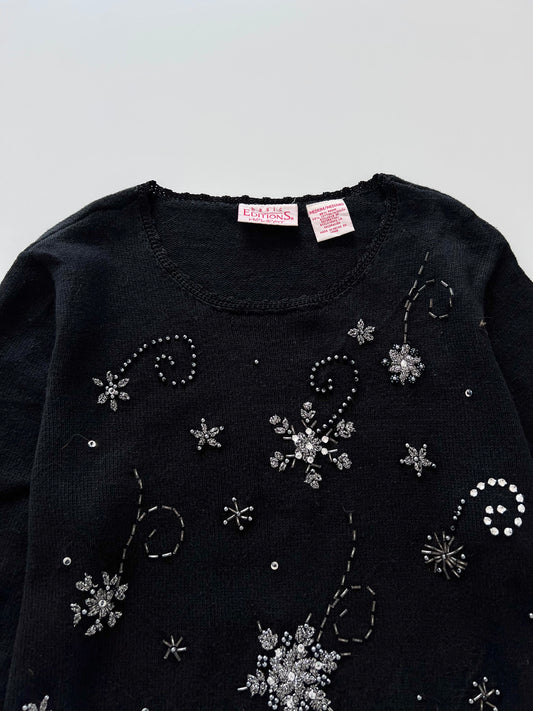 Basic Editions Hand Embroidered Sweater-Bust 42