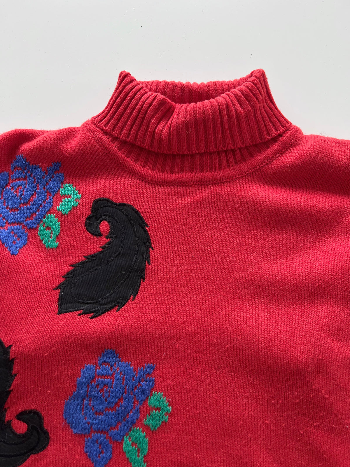 White Stag Embroidered Sweater-Bust 42