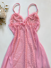 Sheer Lingerie Lace Dress-Bust 30 to 34